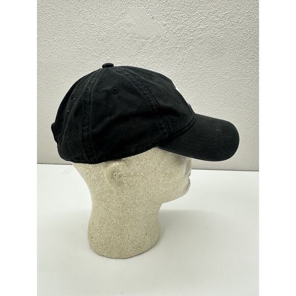 Adidas Baseball Hat Black Logo Embroidered Adjustable Cap - Picture 8 of 9